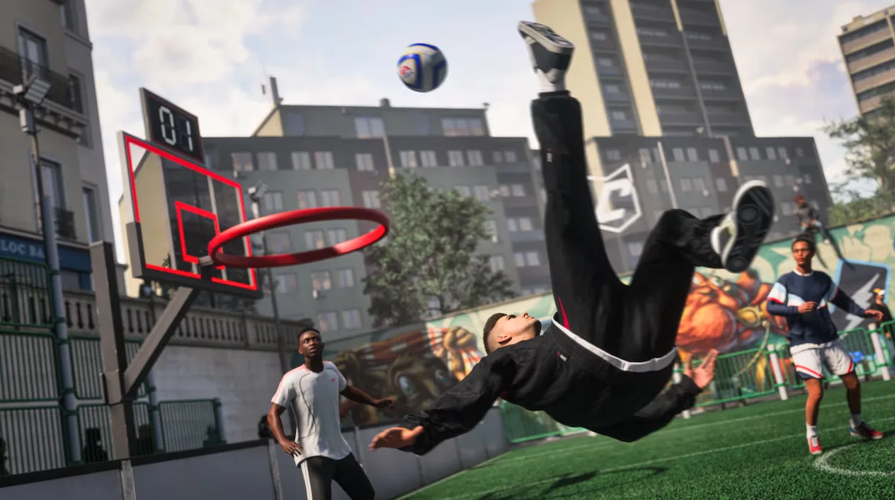 FC 27 The Grounds street football mode with a bicycle kick