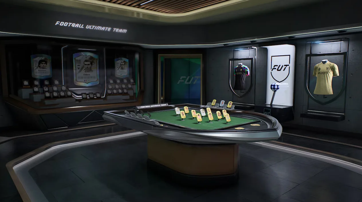 FC 27 Ultimate Team club room menu