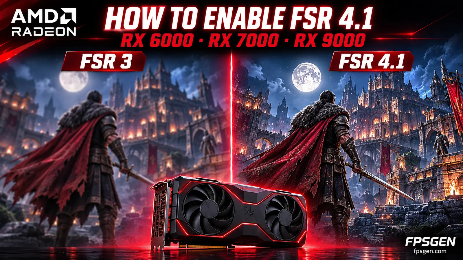 How to Enable FSR 4.1 on AMD GPUs: RX 6000, 7000, 9000
