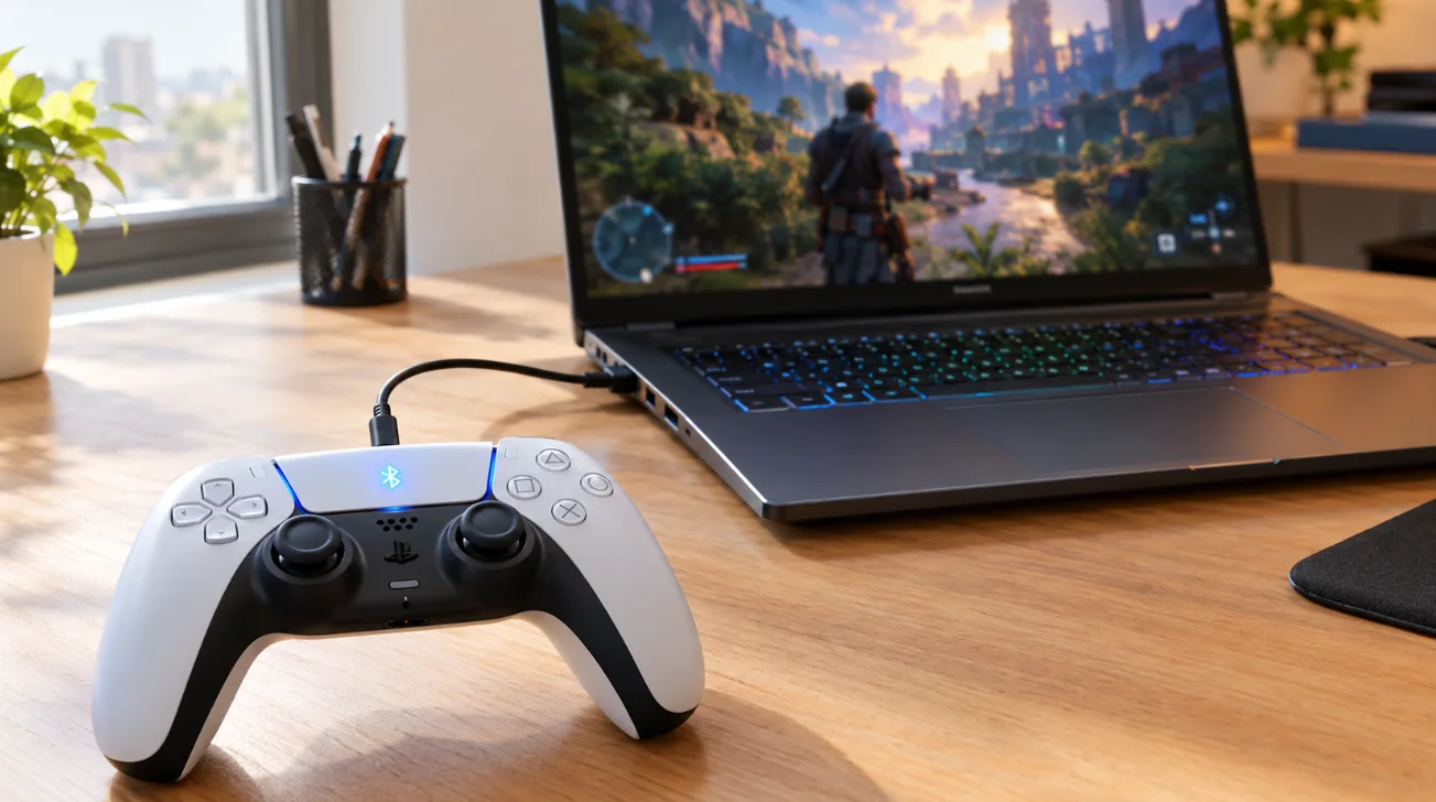 How to Use a PS5 Controller on PC (Steam, Bluetooth, USB)